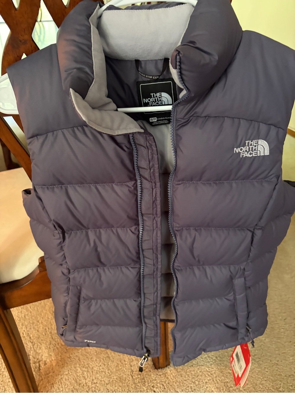 The North Face Women’s Purple Quilted Puffer Vest